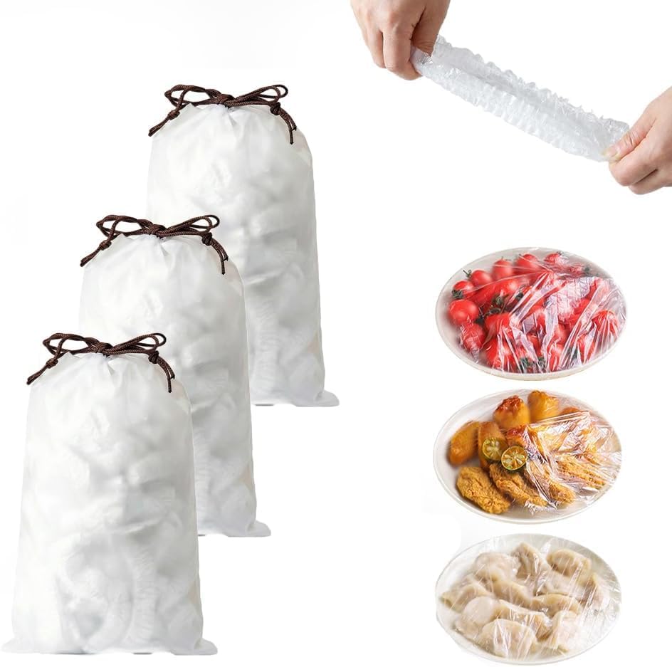 Legendary Disposable Stretch Food Covers Bowls — WeirdThingsToBuy weird find