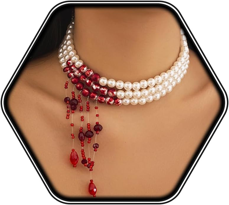 Legendary Dolless Blood Necklace Women Gothic — WeirdThingsToBuy weird find