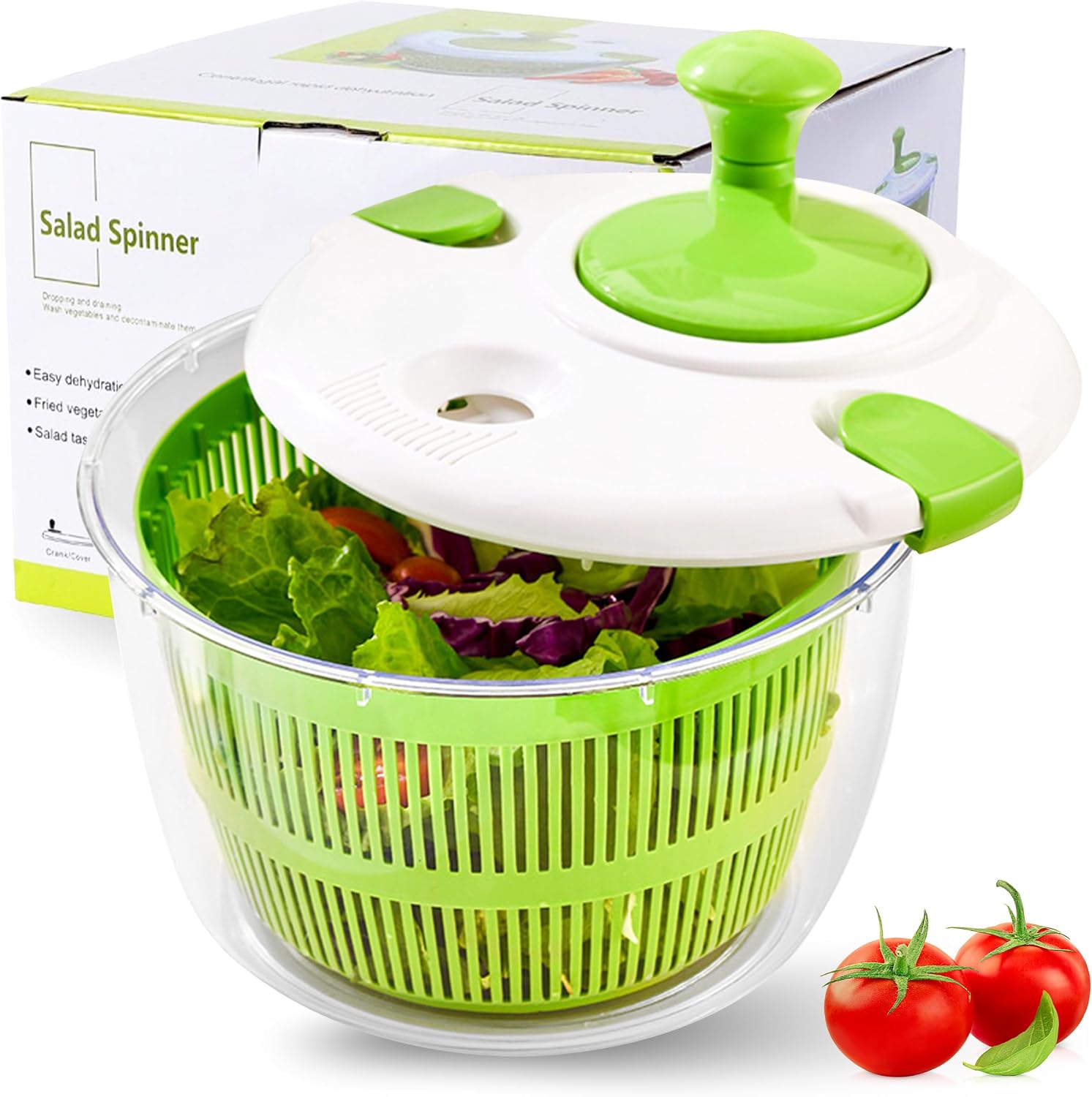 Legendary Doublewave Salad Spinner — WeirdThingsToBuy weird find