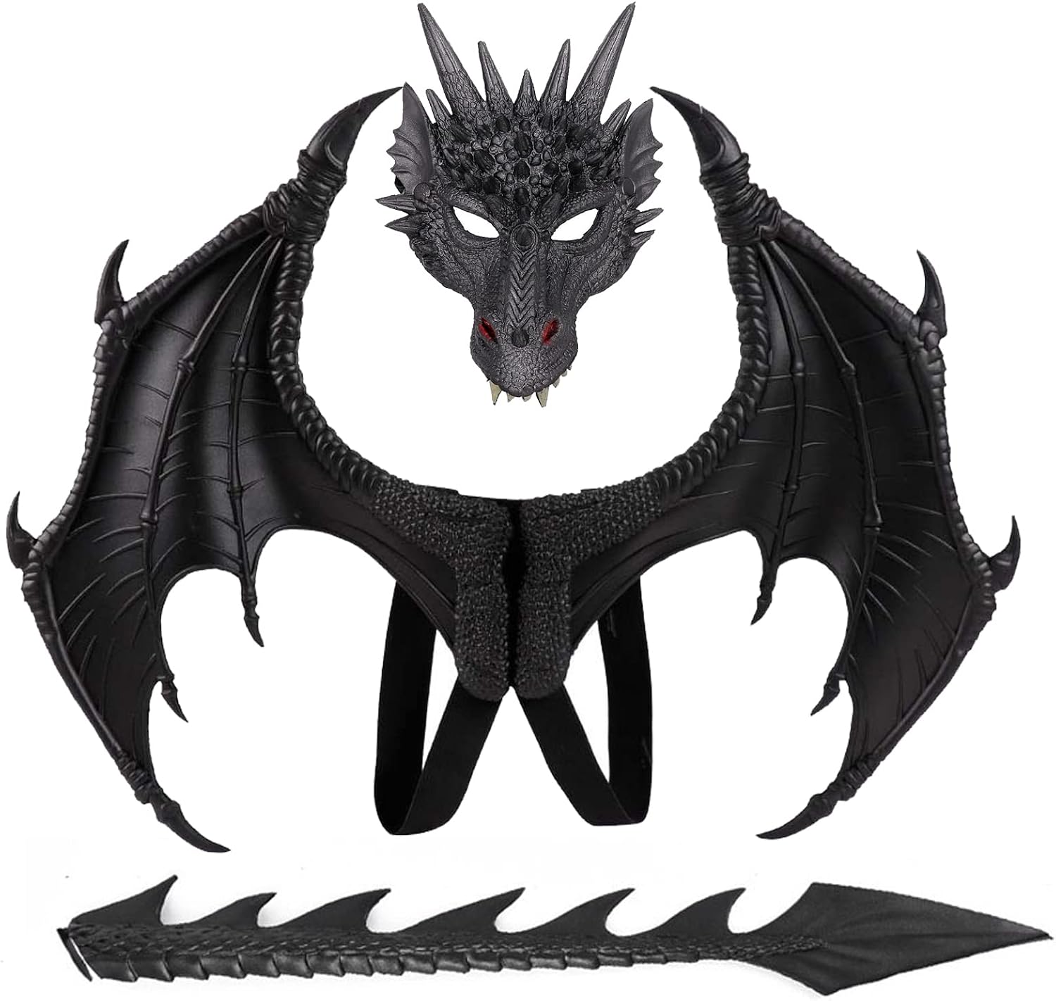 Legendary Dragon Wings Mask Tail Set — WeirdThingsToBuy weird find