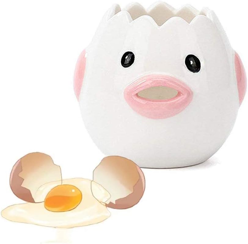 Legendary Egg Separator Ceramic Pink 3x3 — WeirdThingsToBuy weird find