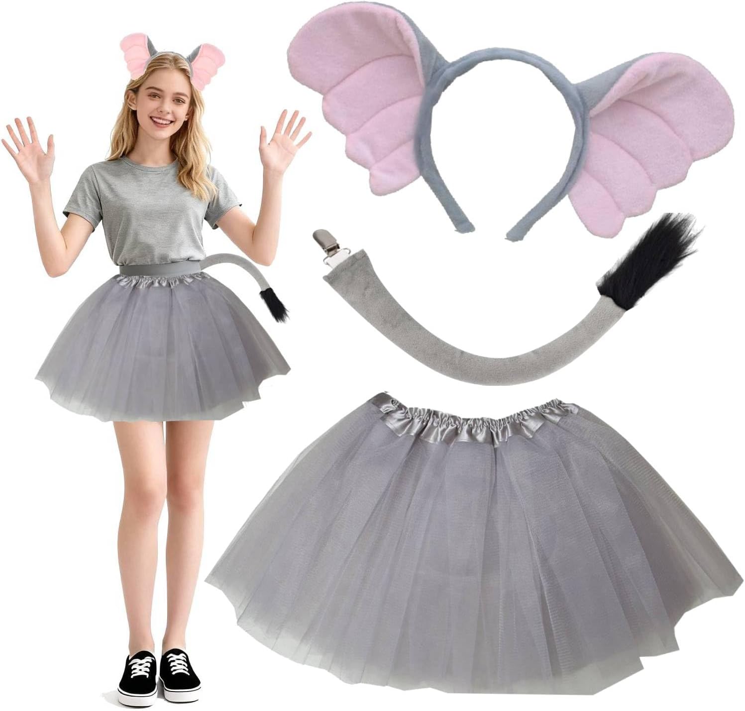 Legendary Elephant Costume Women Adults Ears — WeirdThingsToBuy weird find