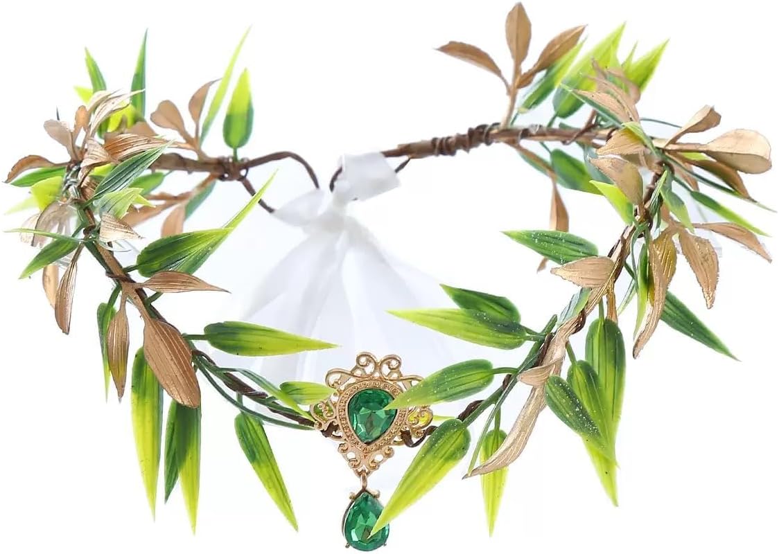 Legendary Elf Fairy Crown Woodland Leaf — WeirdThingsToBuy weird find