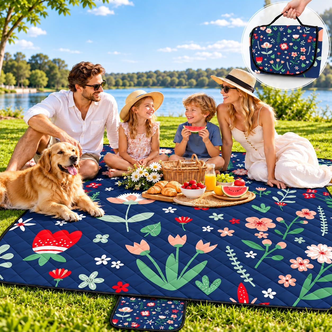 Legendary Extra Large Picnic Blanket Waterproof — WeirdThingsToBuy weird find