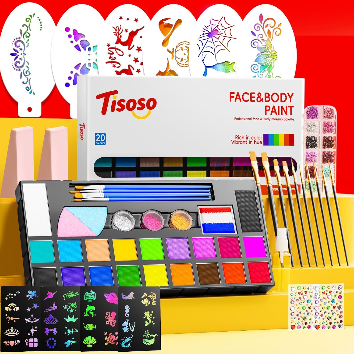 Legendary Face Painting Kit Kids Adults — WeirdThingsToBuy weird find