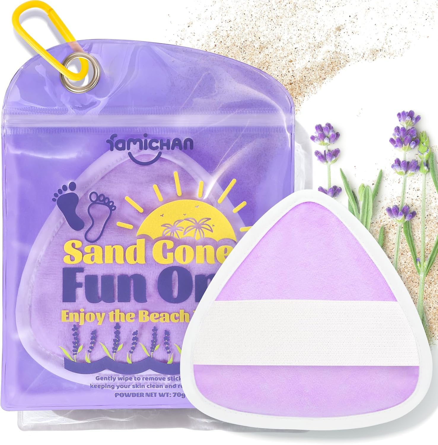 Legendary Famichan Triangle Sand Remover Eraser — WeirdThingsToBuy weird find