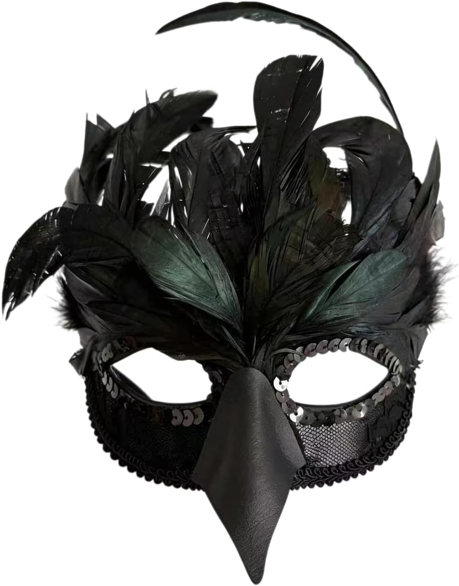 Legendary Feather Animal Crow Mask Bird — WeirdThingsToBuy weird find