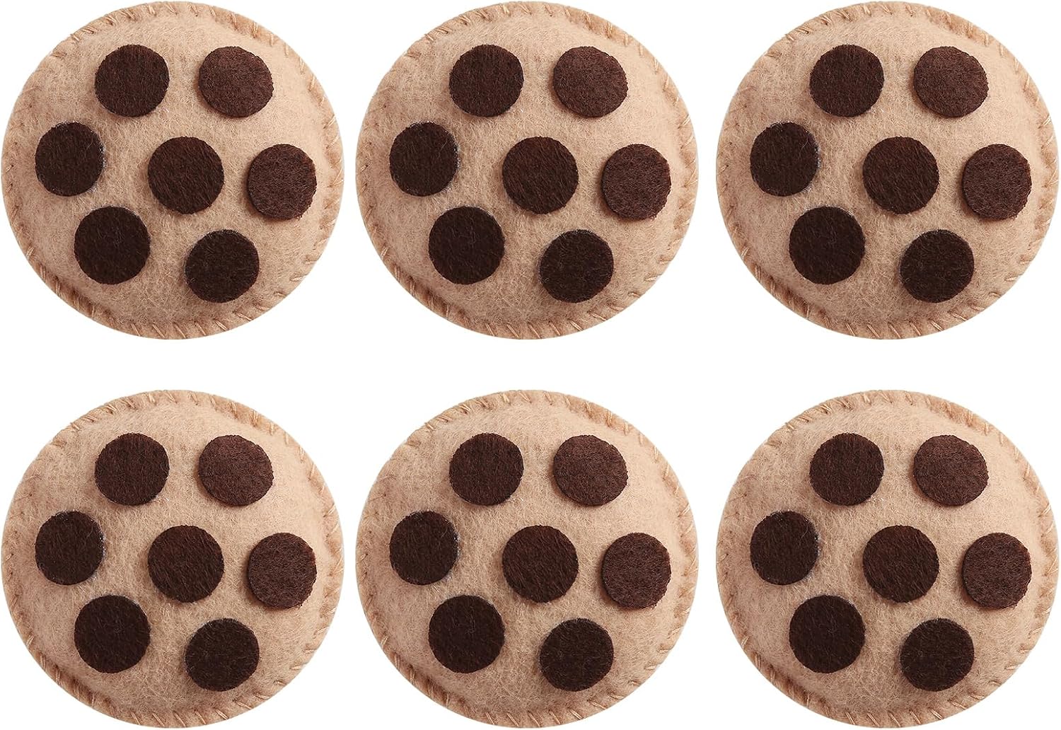 Legendary Felt Chocolate Chip Cookies Pretend — WeirdThingsToBuy weird find