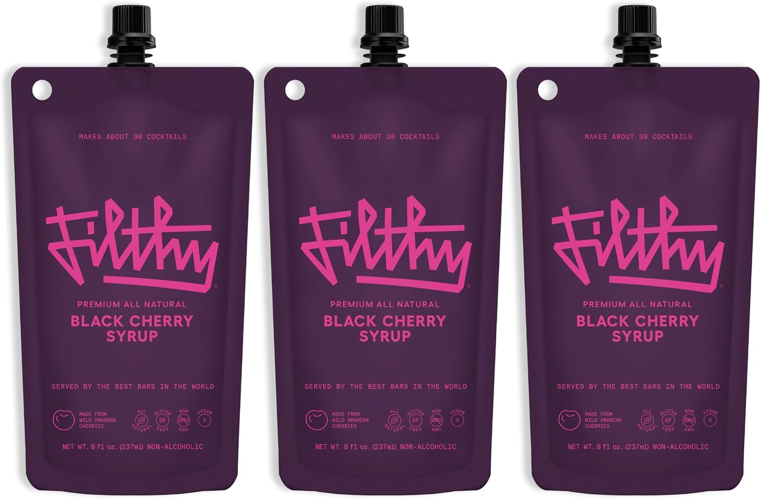 Legendary Filthy Black Cherry Syrup Premium — WeirdThingsToBuy weird find