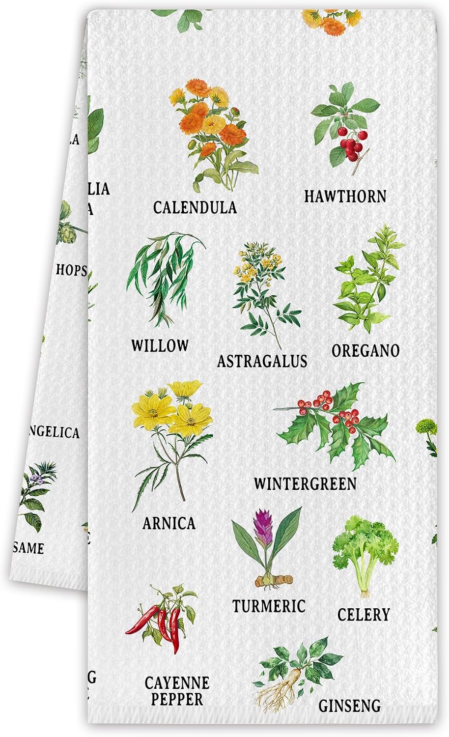 Legendary Foosproea Plants Herbs Kitchen Towels — WeirdThingsToBuy weird find