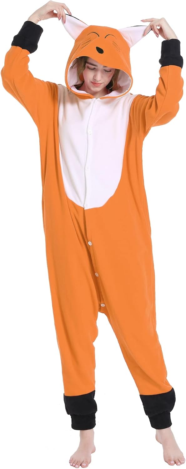 Legendary Fox Fleece Pajamas Animal Cosplay — WeirdThingsToBuy weird find