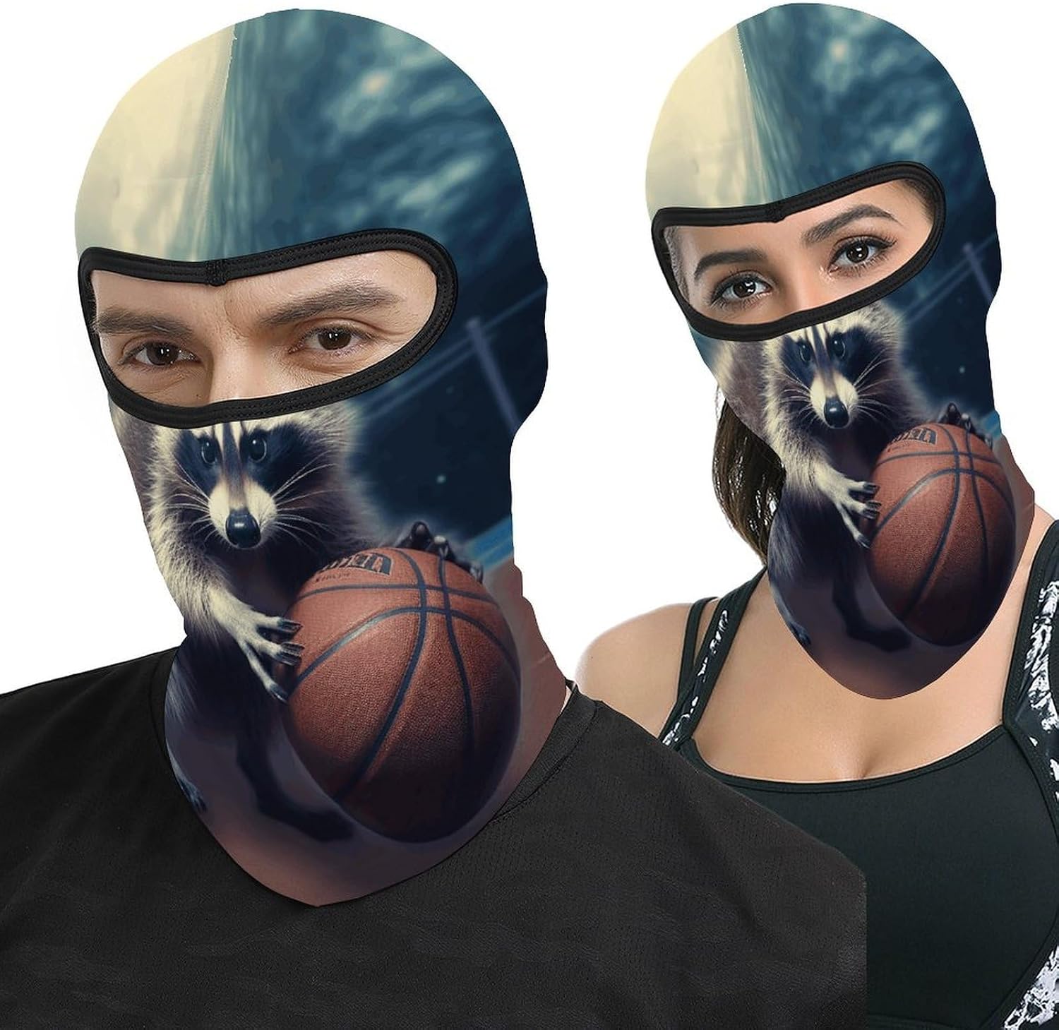 Legendary Funny Raccoon Basketball Ski Mask — WeirdThingsToBuy weird find