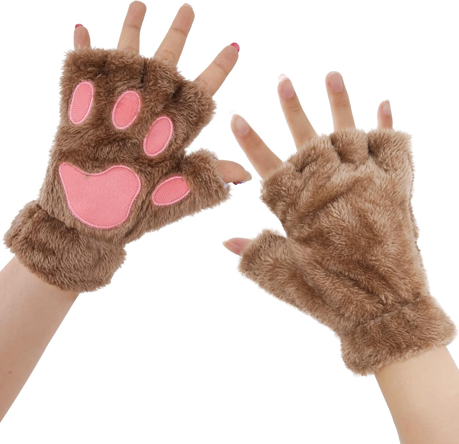 Legendary Furry Bear Paw Gloves Winter — WeirdThingsToBuy weird find