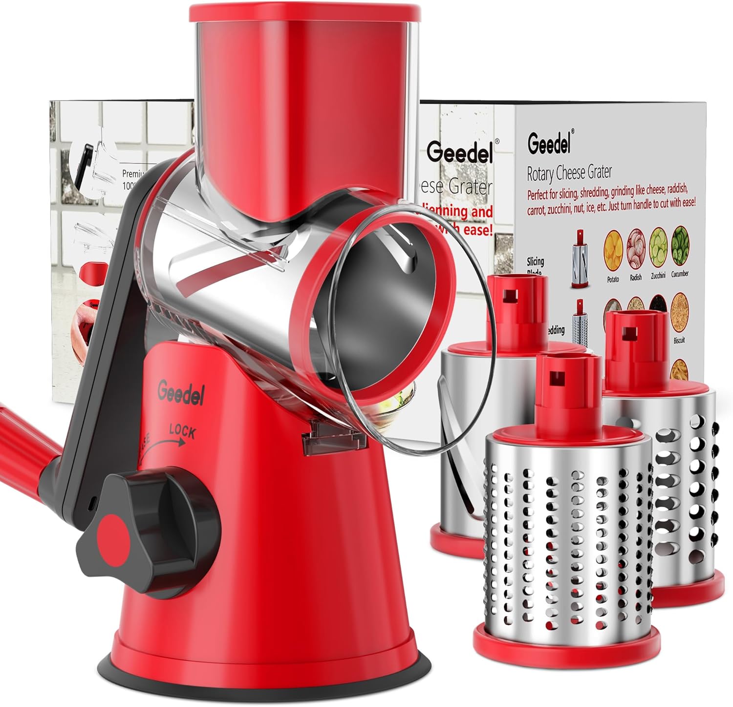 Legendary Geedel Rotary Cheese Grater Hand — WeirdThingsToBuy weird find