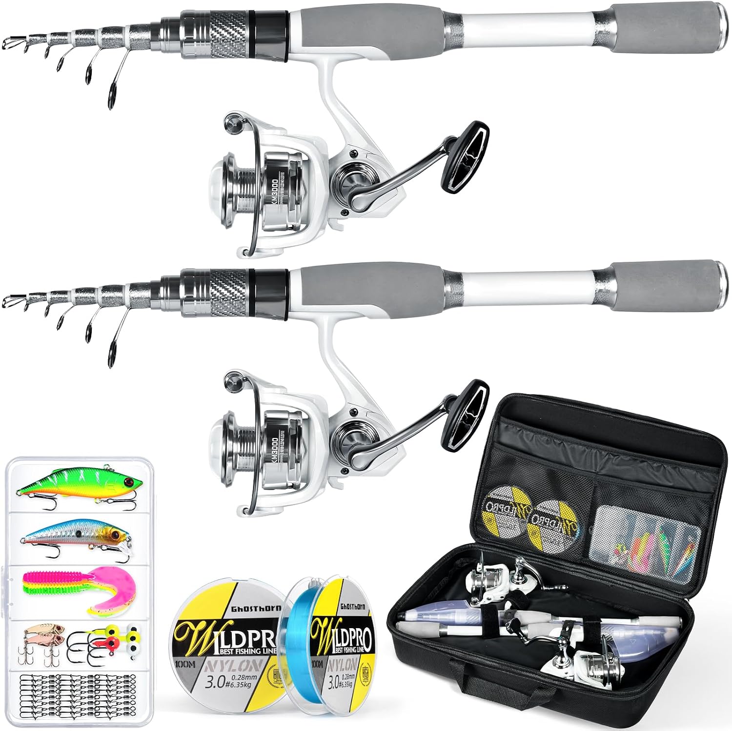 Legendary Ghosthorn Telescopic Fishing Rod & — WeirdThingsToBuy weird find