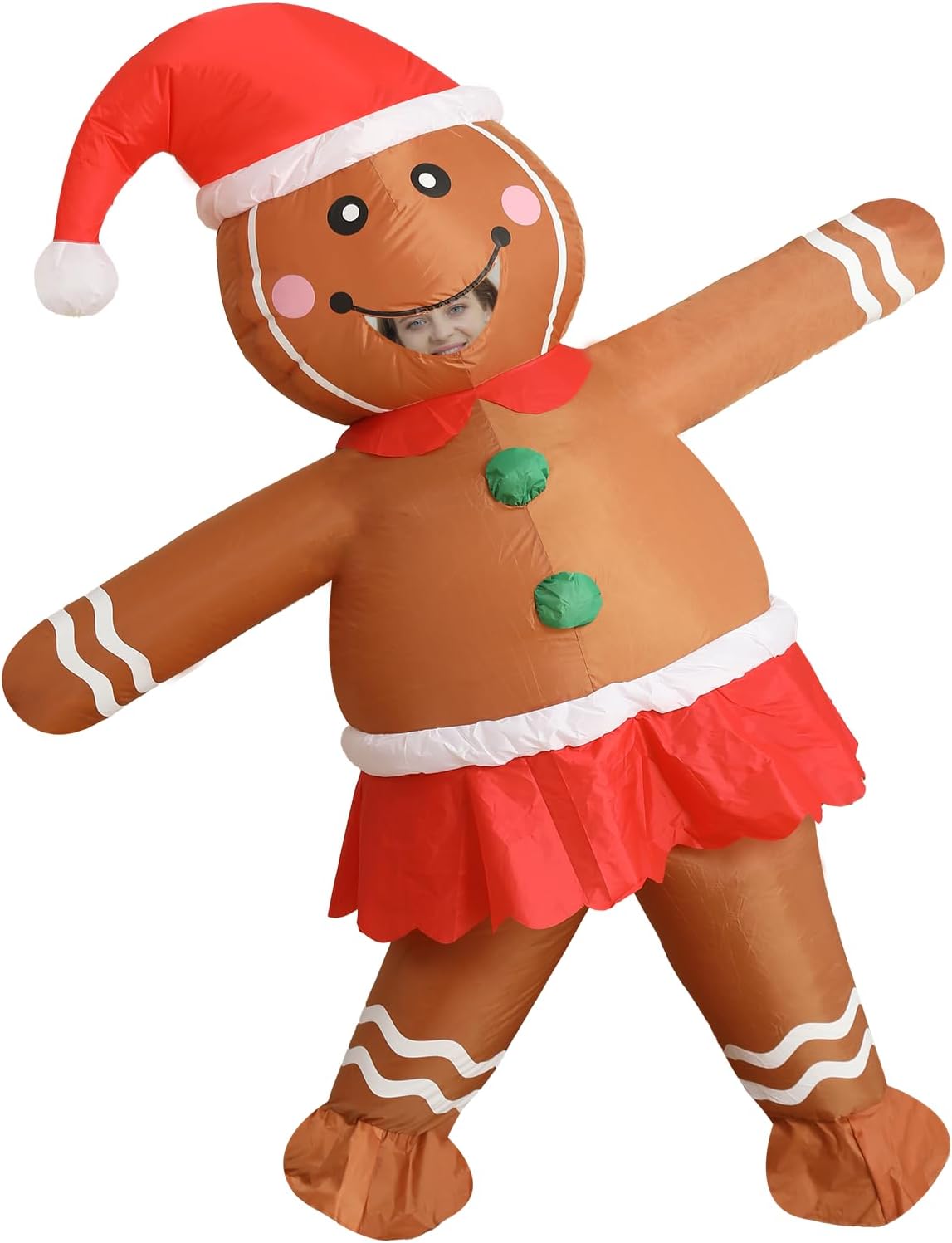 Legendary Gingerbread Man Adult Inflatable Christmas — WeirdThingsToBuy weird find