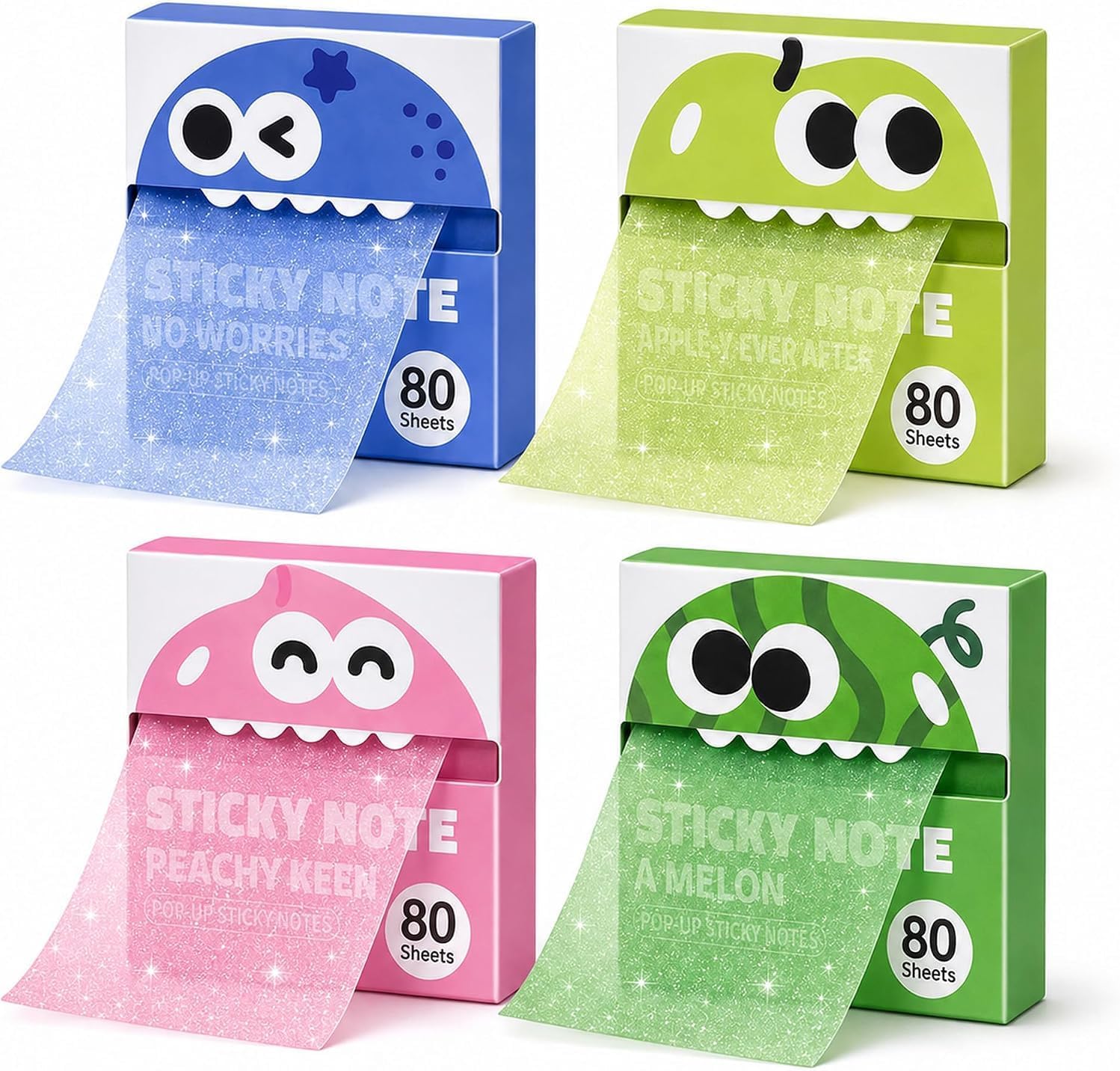 Legendary Glitter Sticky Notes Pull — WeirdThingsToBuy weird find