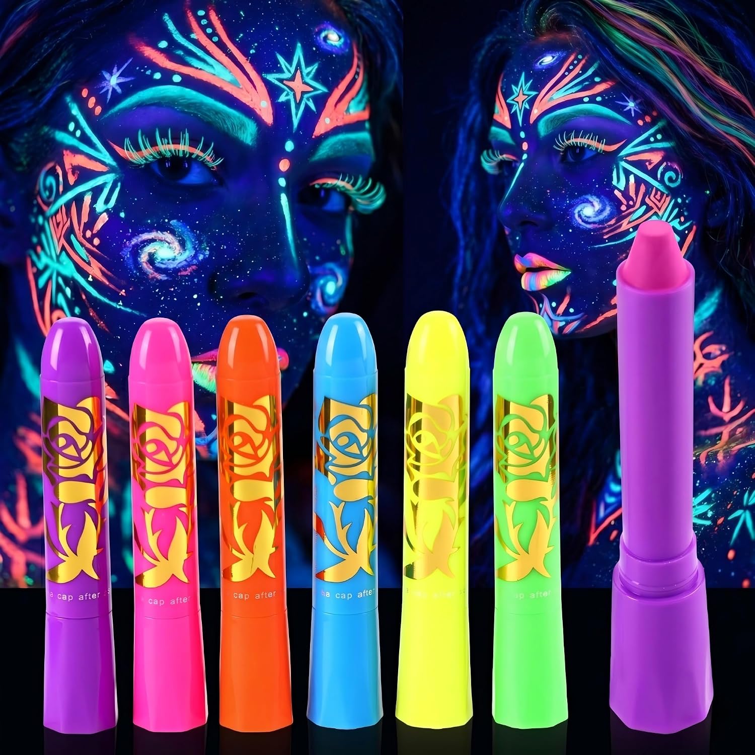 Legendary Glow Face Body Paint Face — WeirdThingsToBuy weird find