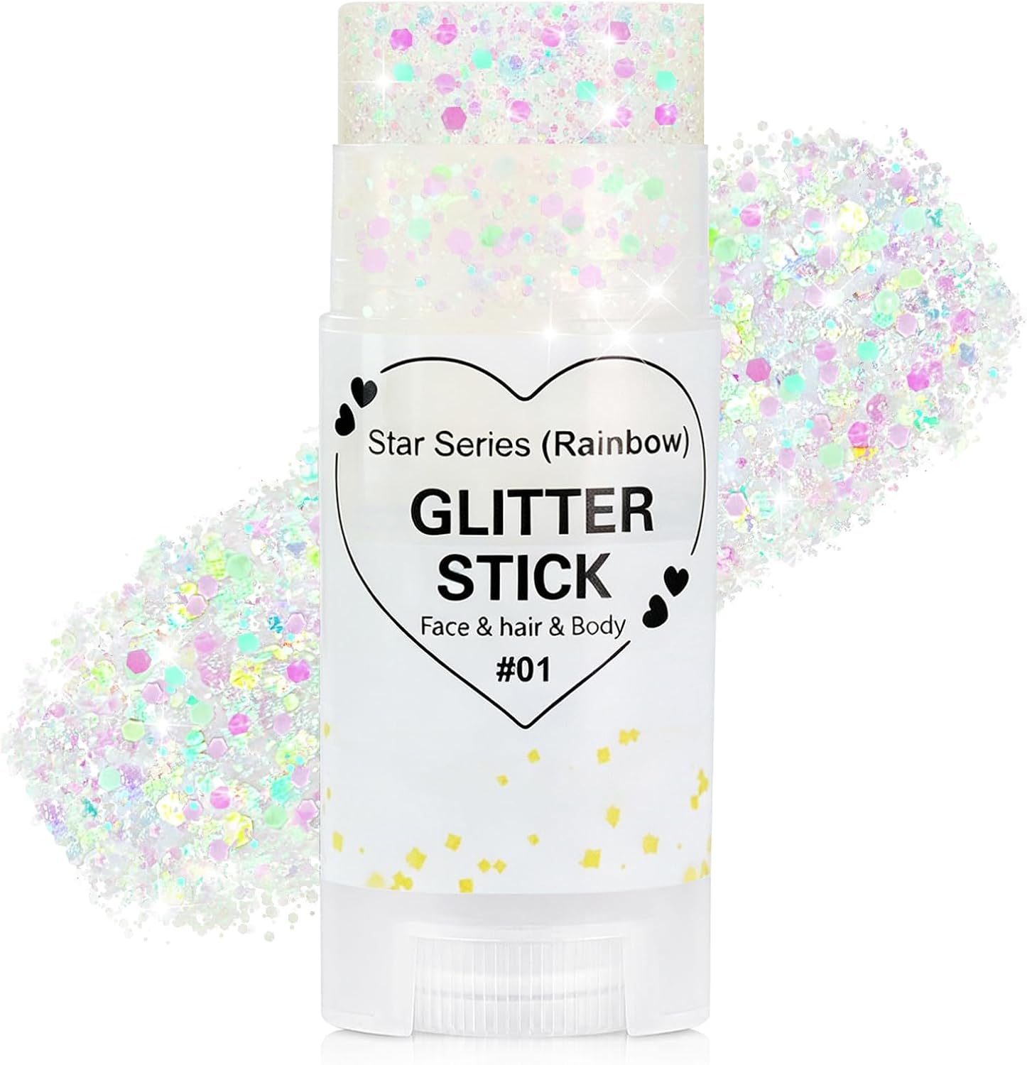 Legendary go ho Rainbow White Glitter — WeirdThingsToBuy weird find