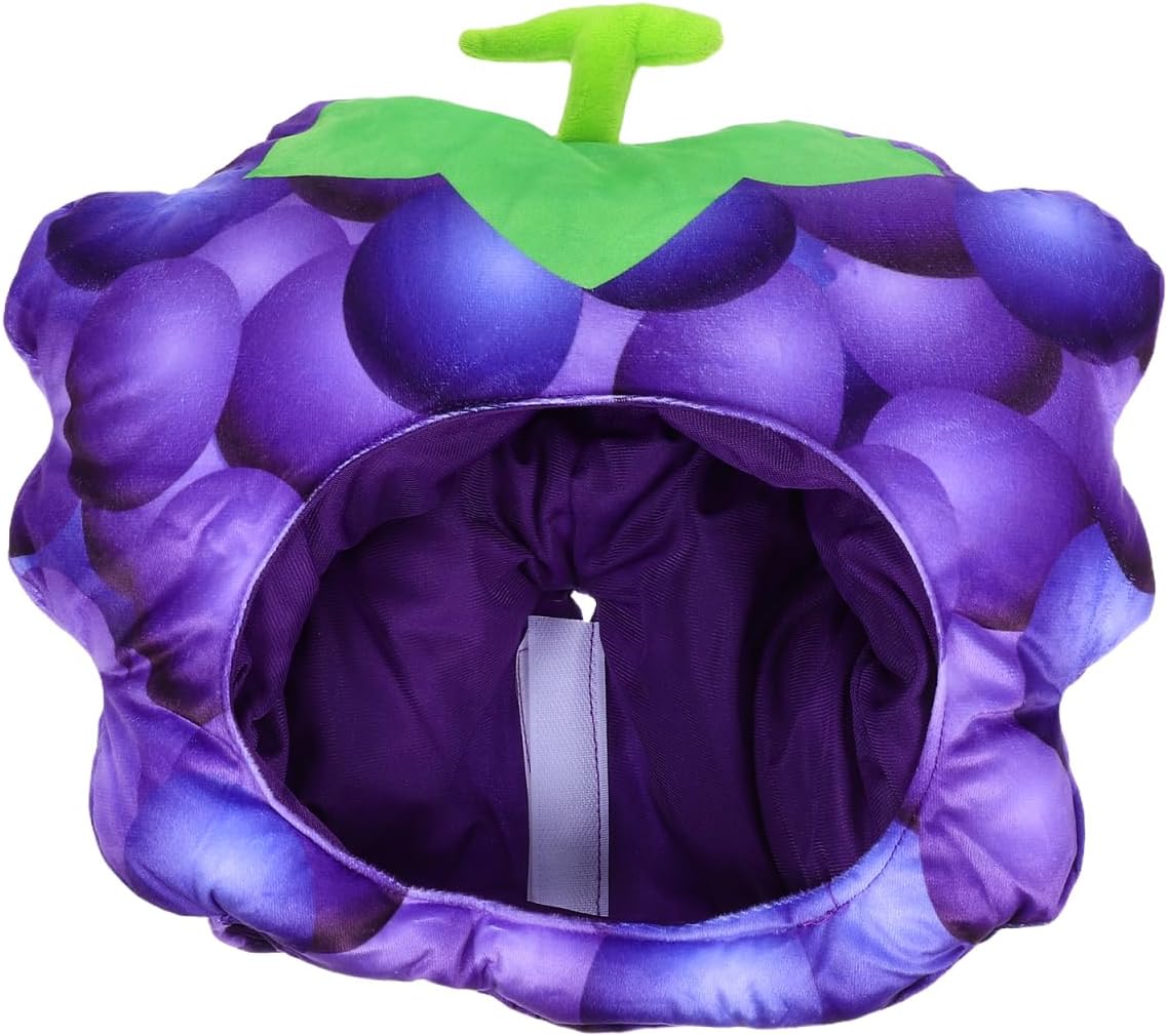 Legendary Grape & Peach Costume Hats — WeirdThingsToBuy weird find