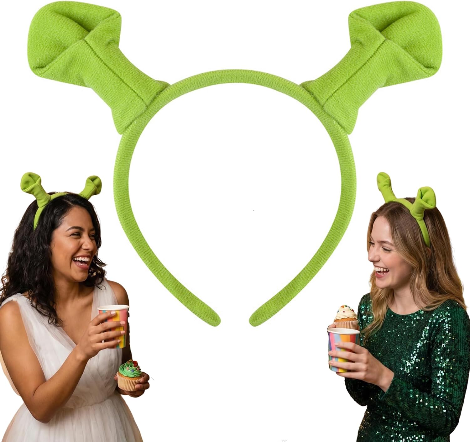 Legendary Green Ogre Ear Headband Alien — WeirdThingsToBuy weird find