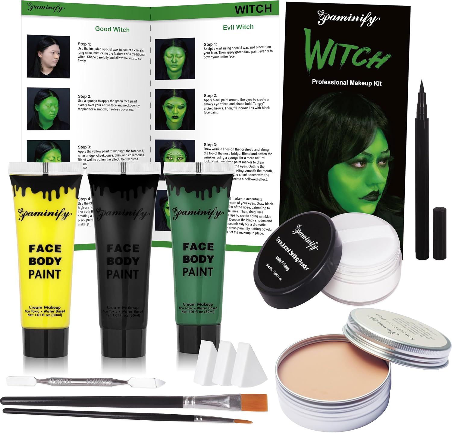 Legendary Green Witch Makeup Kit Elphaba — WeirdThingsToBuy weird find