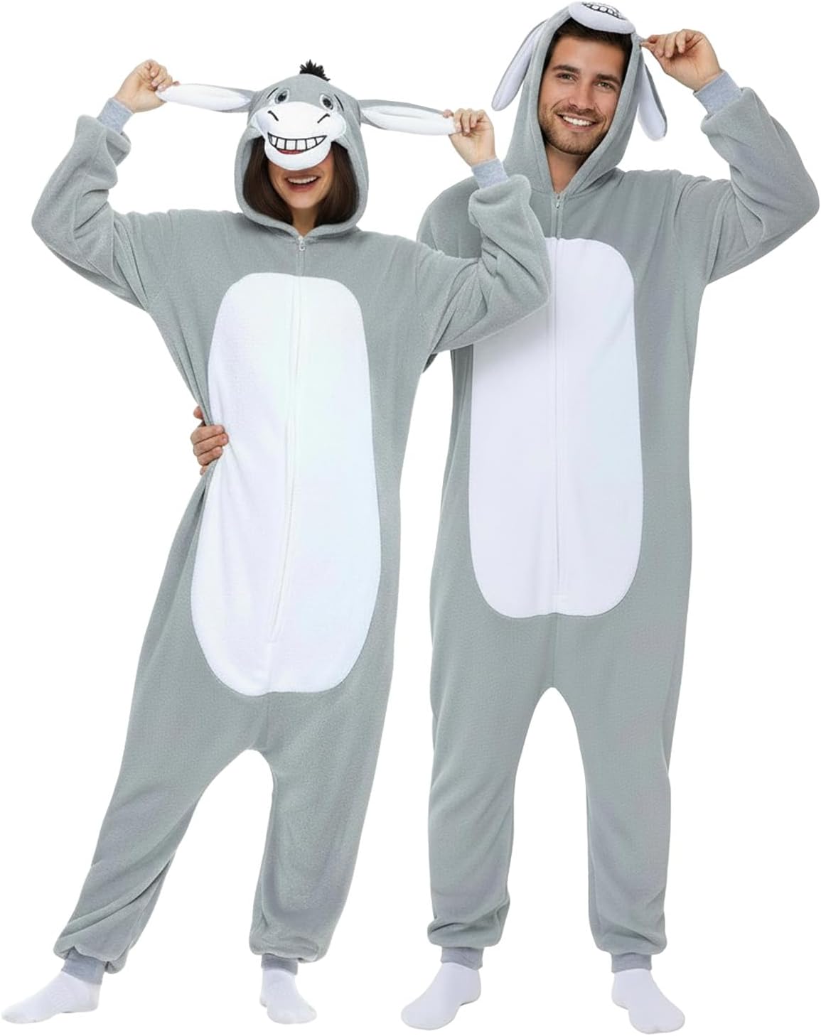 Legendary Grey Hooded Donkey Costume Adult — WeirdThingsToBuy weird find