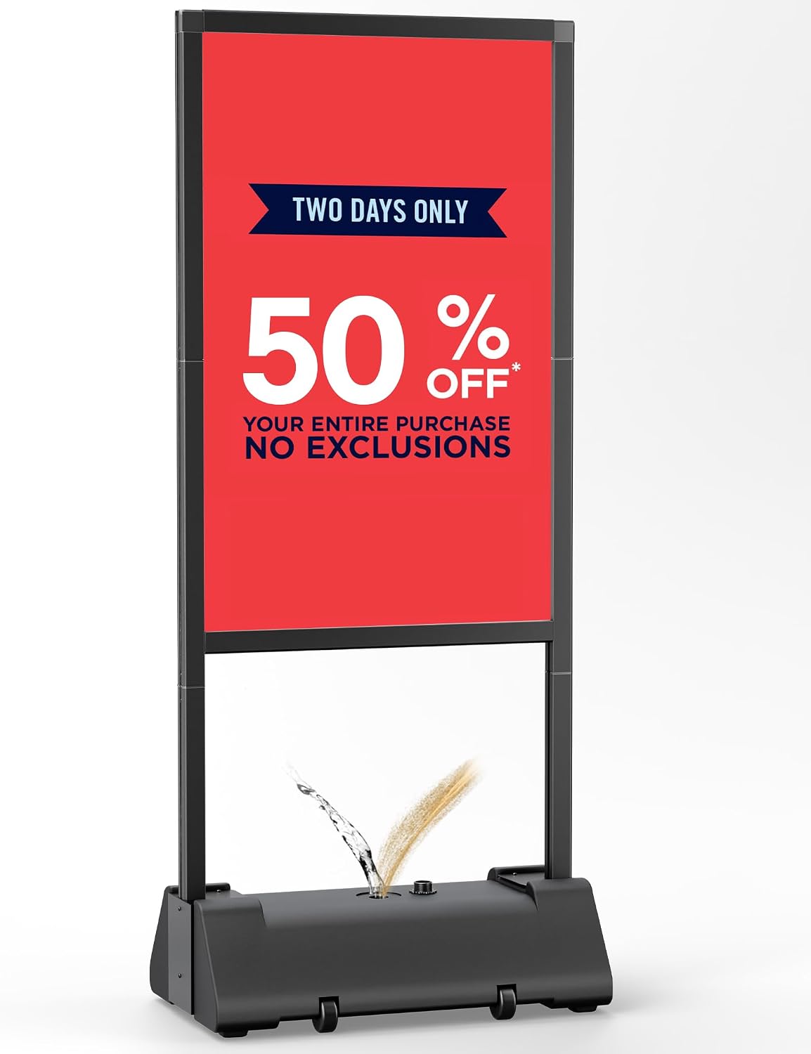 Legendary Guohong Outdoor Sign Holder Stand — WeirdThingsToBuy weird find