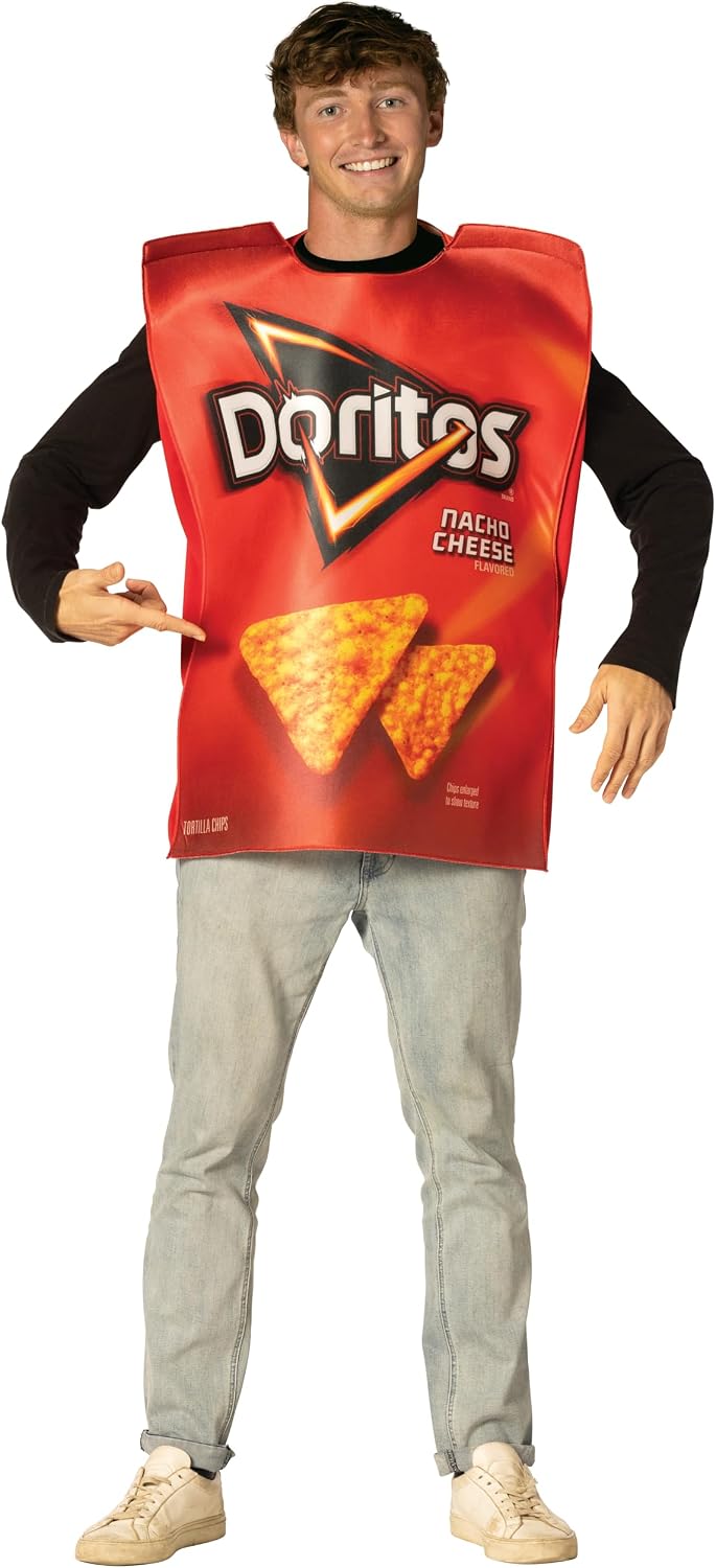 Legendary Halloween Costumes Doritos Nacho Cheese — WeirdThingsToBuy weird find