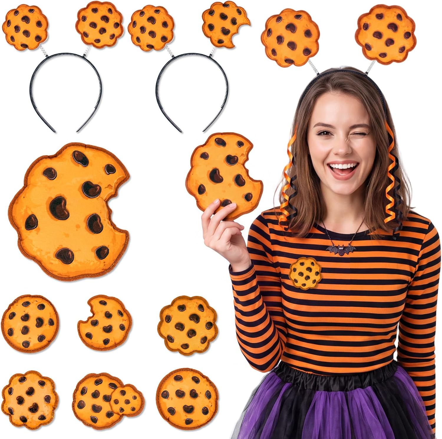 Legendary Halloween Felt Cookie Headband Women — WeirdThingsToBuy weird find
