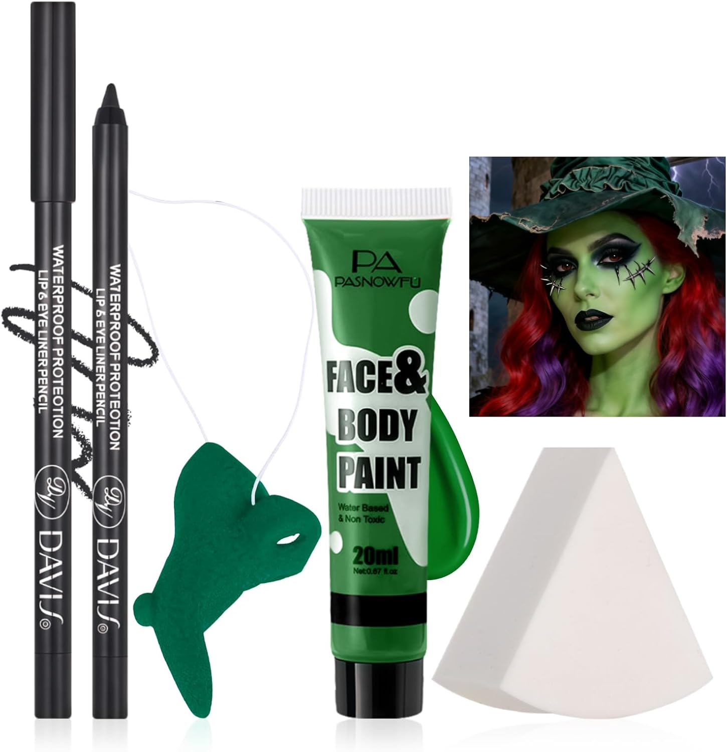 Legendary Halloween Makeup Kit Witch Complete — WeirdThingsToBuy weird find