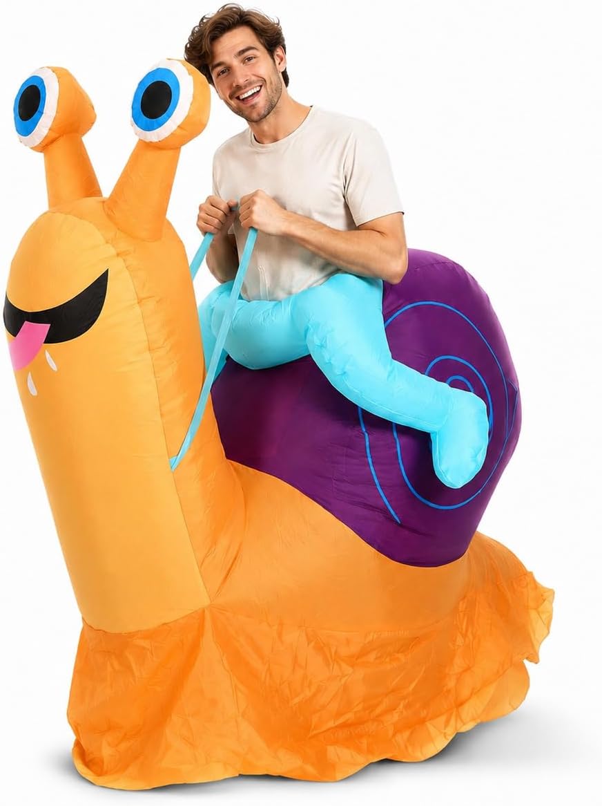 Legendary Halloween Snail Inflatable Costume Adults — WeirdThingsToBuy weird find