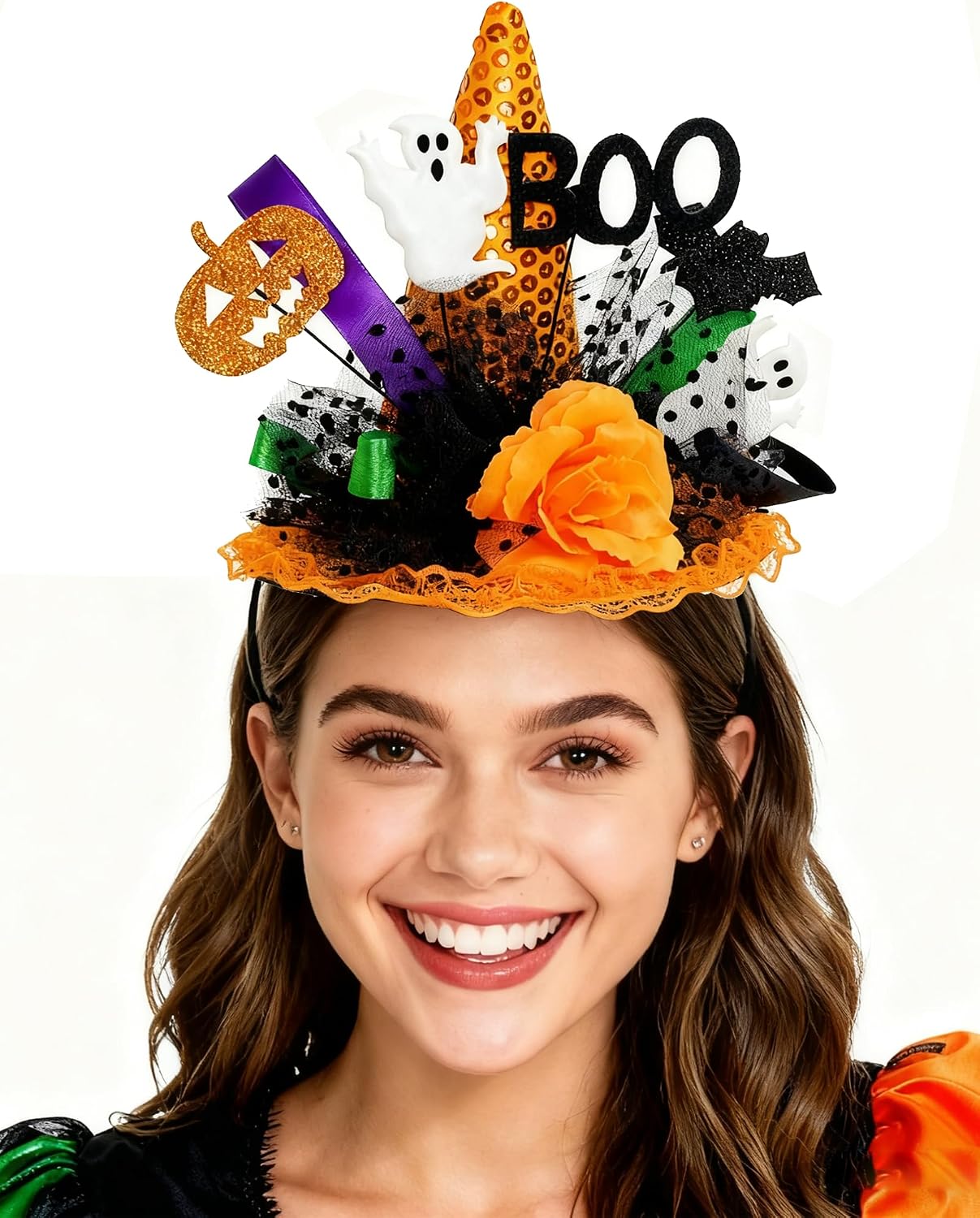 Legendary Halloween Witch Hat Headband Ghost — WeirdThingsToBuy weird find