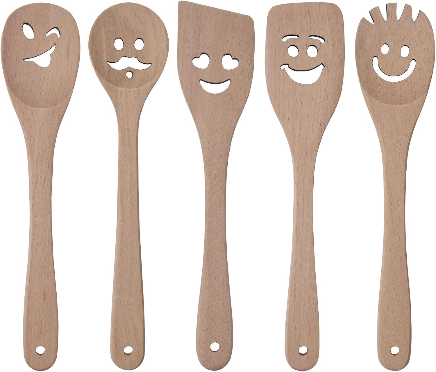 Legendary Hansgo 5pcs Wooden Spoons Cooking — WeirdThingsToBuy weird find