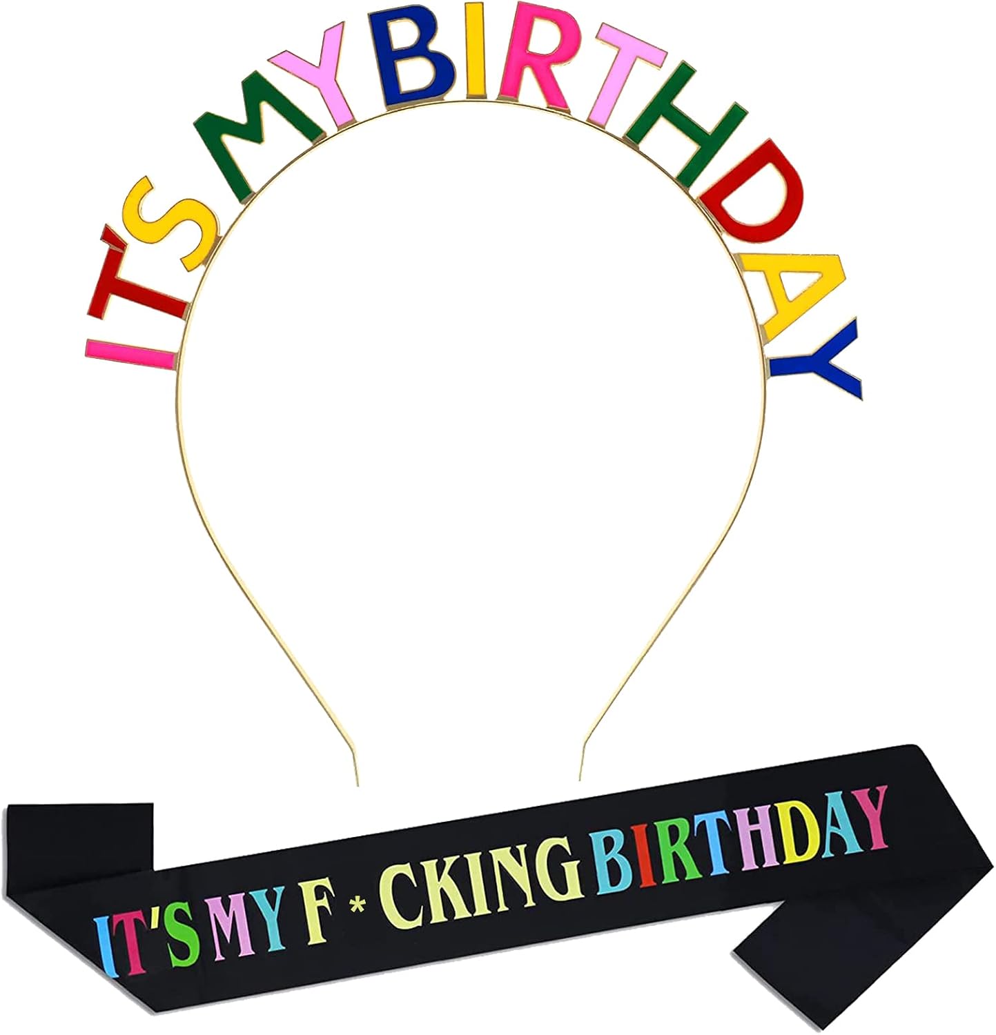Legendary Happy Birthday Crowns Hats Sash — WeirdThingsToBuy weird find