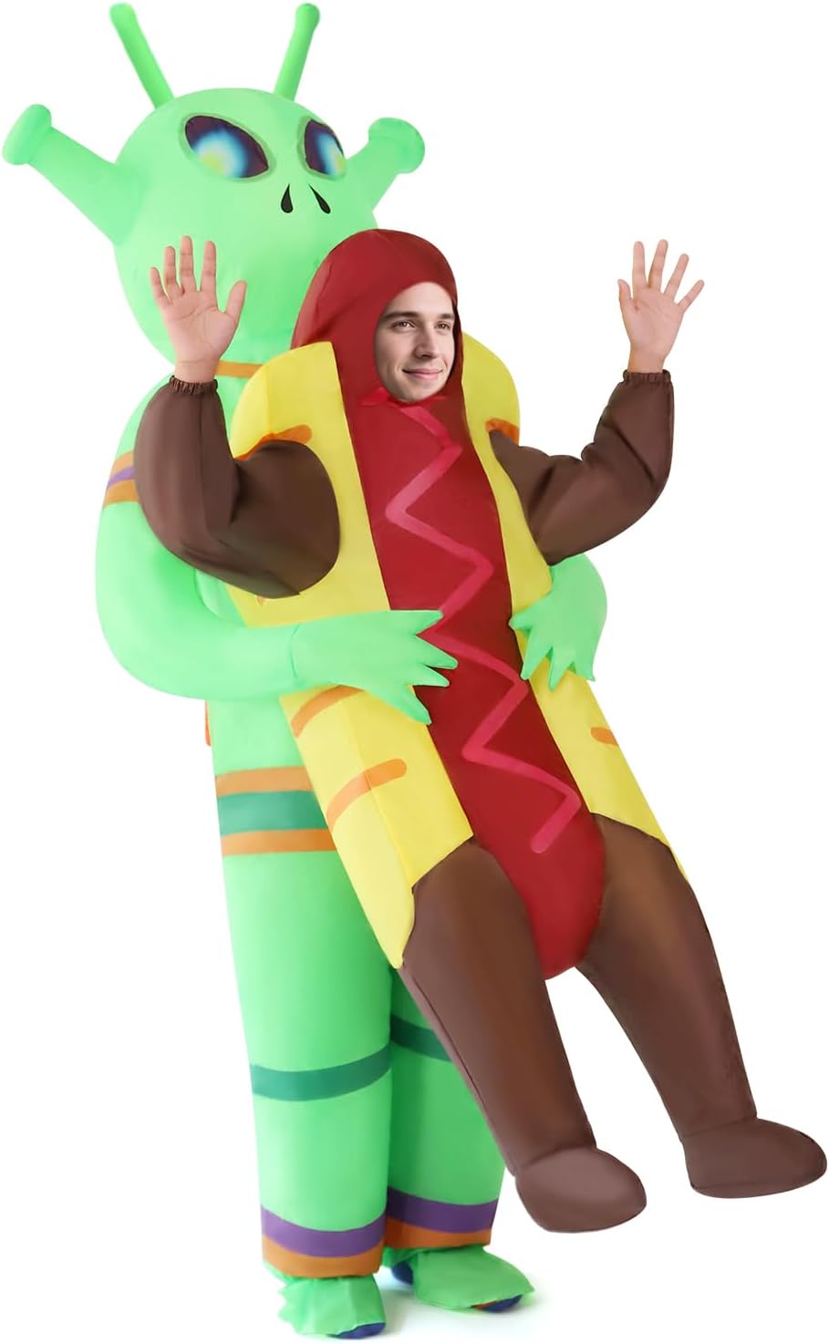 Legendary Inflatable Alien Costume Adult Funny — WeirdThingsToBuy weird find