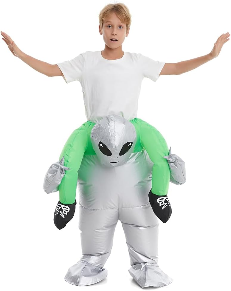 Legendary Inflatable Child Alien Costume Piggy — WeirdThingsToBuy weird find