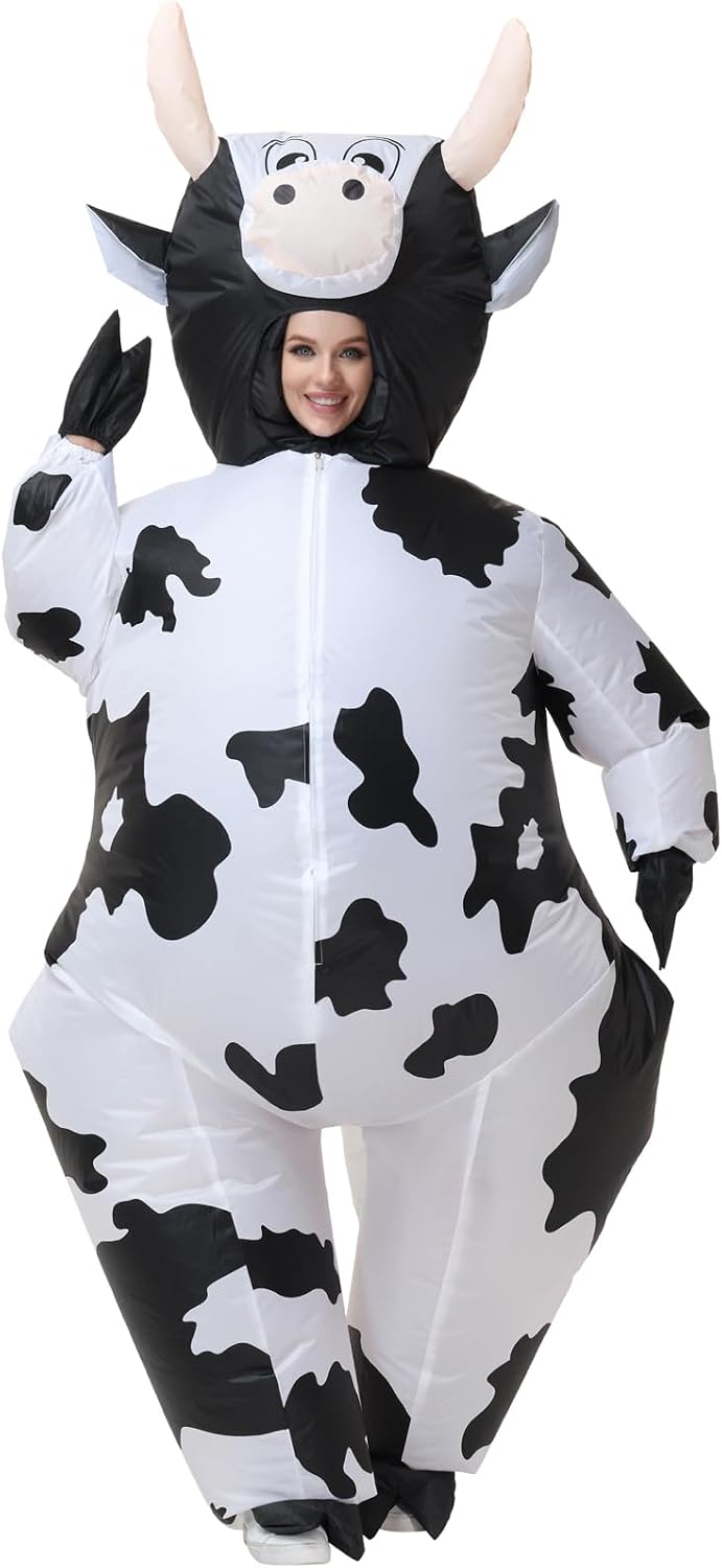 Legendary Inflatable Cow Costume Adult Cow — WeirdThingsToBuy weird find