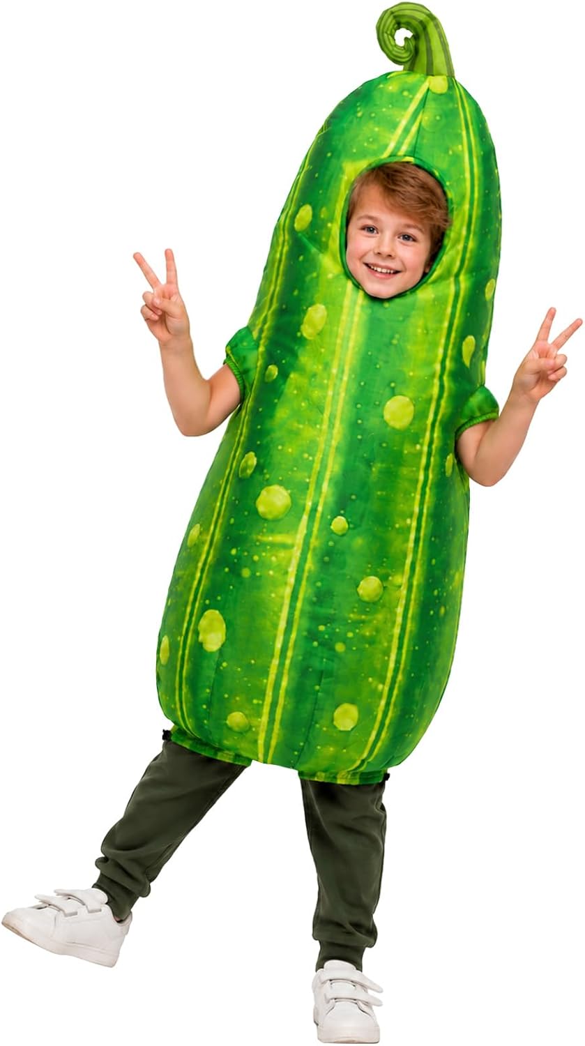 Legendary Inflatable Cucumber Costume Kids Funny — WeirdThingsToBuy weird find