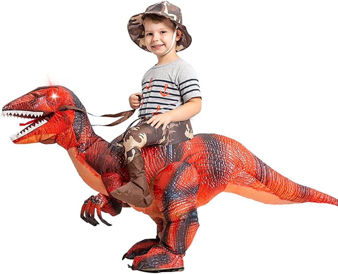 Legendary Inflatable Dinosaur Costume Kids Halloween — WeirdThingsToBuy weird find
