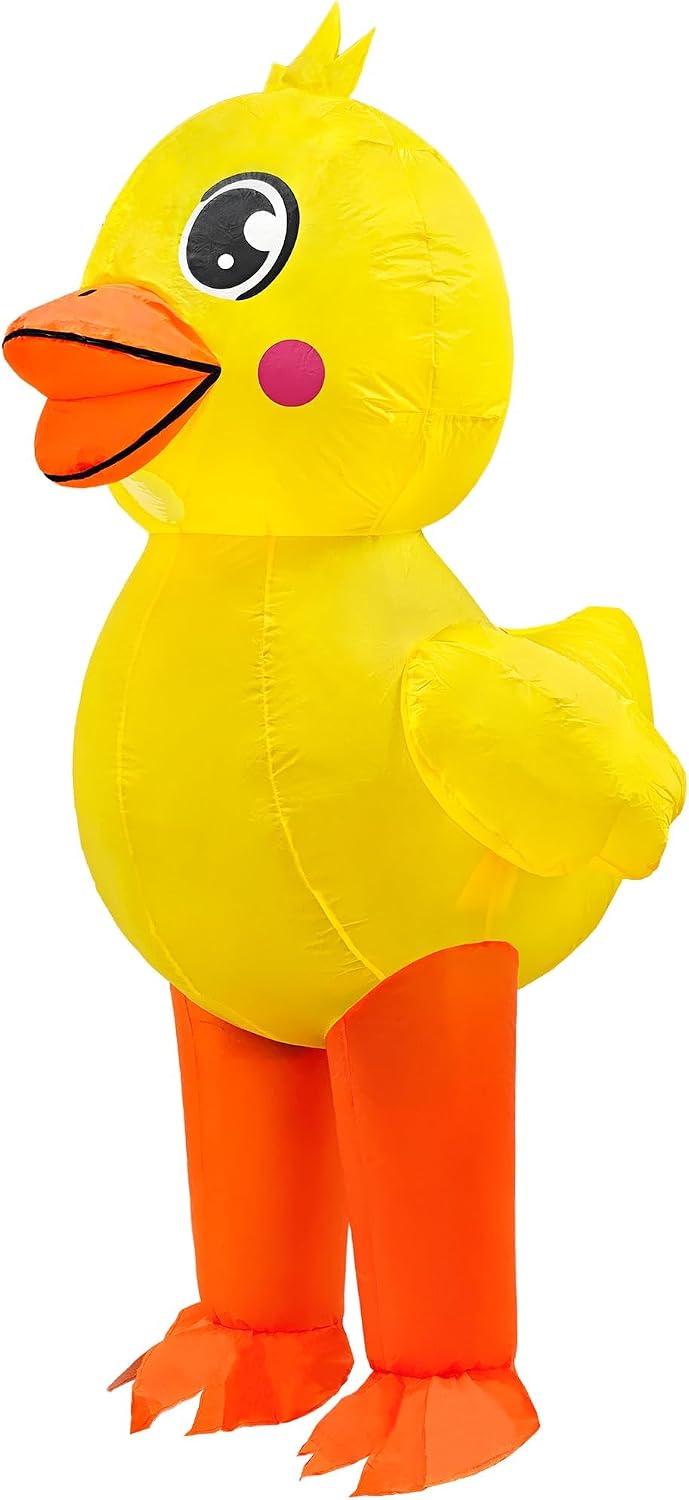 Legendary Inflatable Duck Costume Blow up — WeirdThingsToBuy weird find
