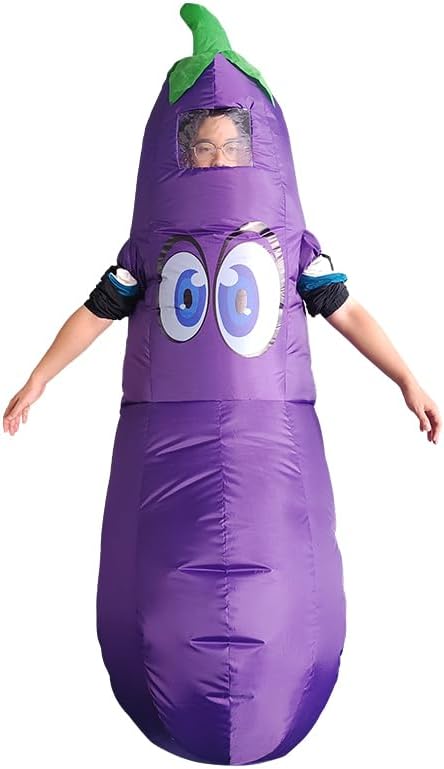 Legendary Inflatable Eggplant Costume Adult — WeirdThingsToBuy weird find