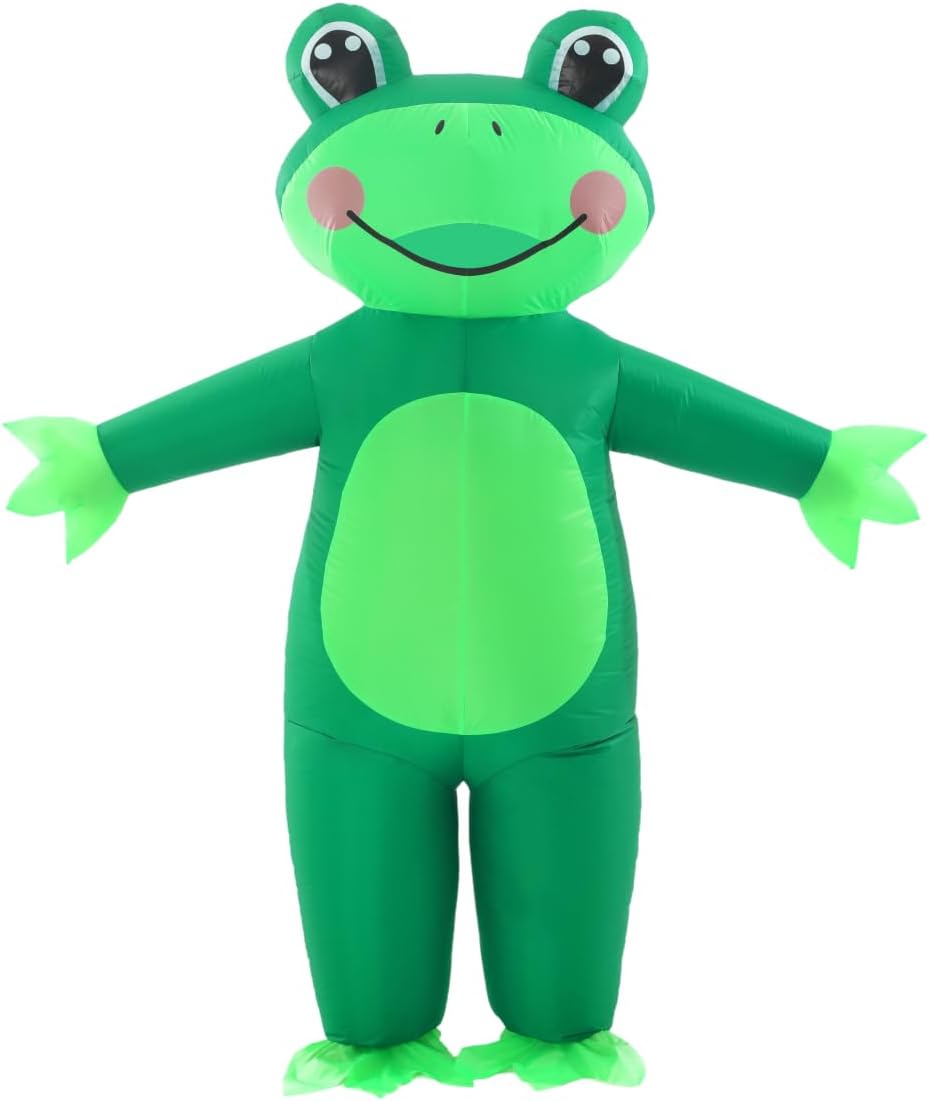 Legendary Inflatable Frog Costume Blow up — WeirdThingsToBuy weird find