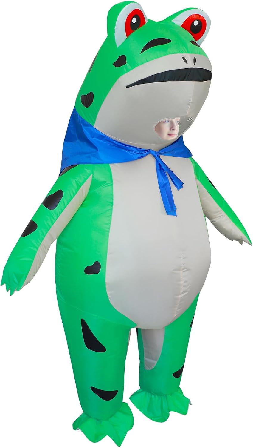 Legendary Inflatable Frog Costume Kids Halloween — WeirdThingsToBuy weird find