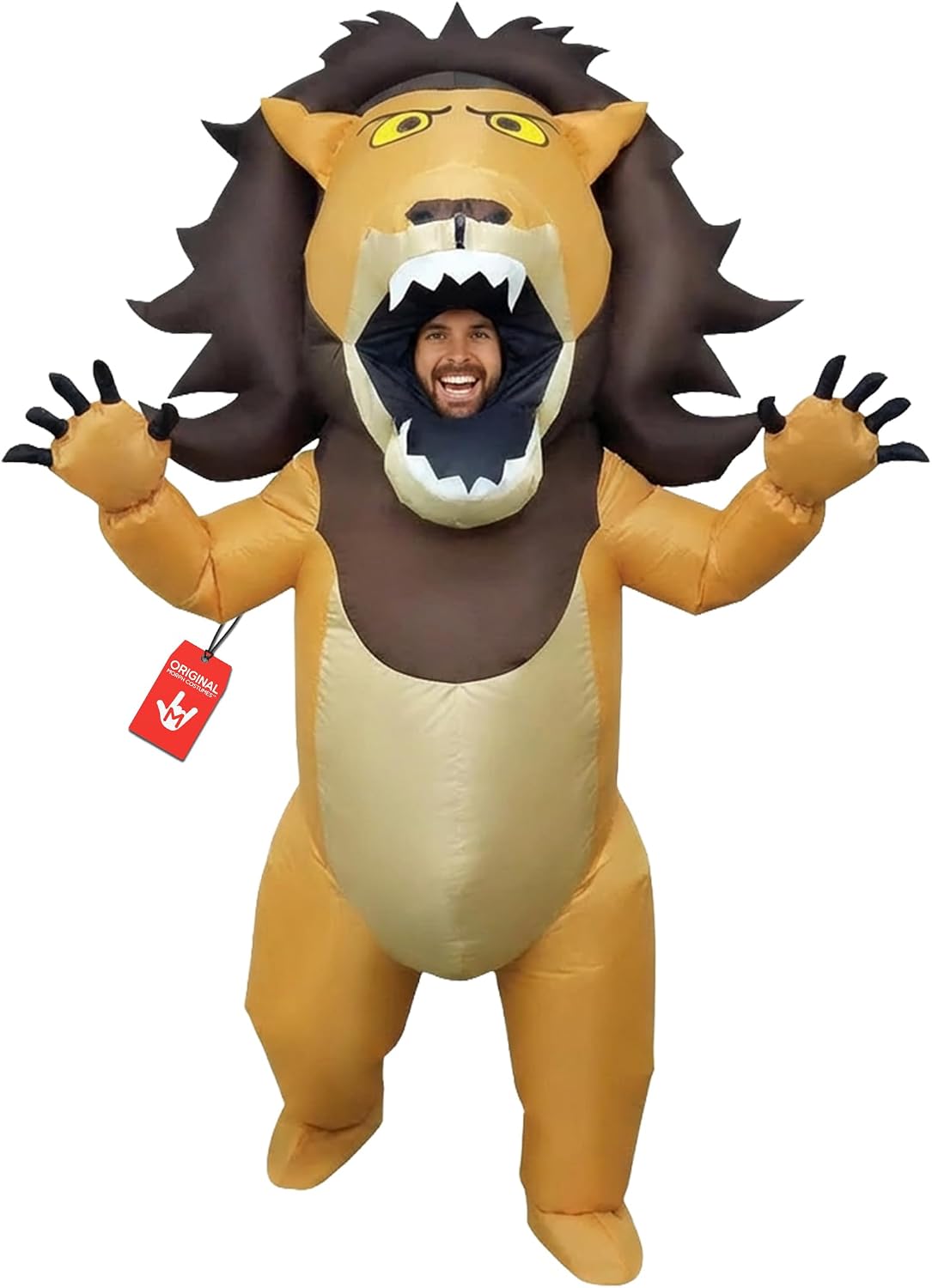 Legendary Inflatable Lion Costume Adults Inflatable — WeirdThingsToBuy weird find