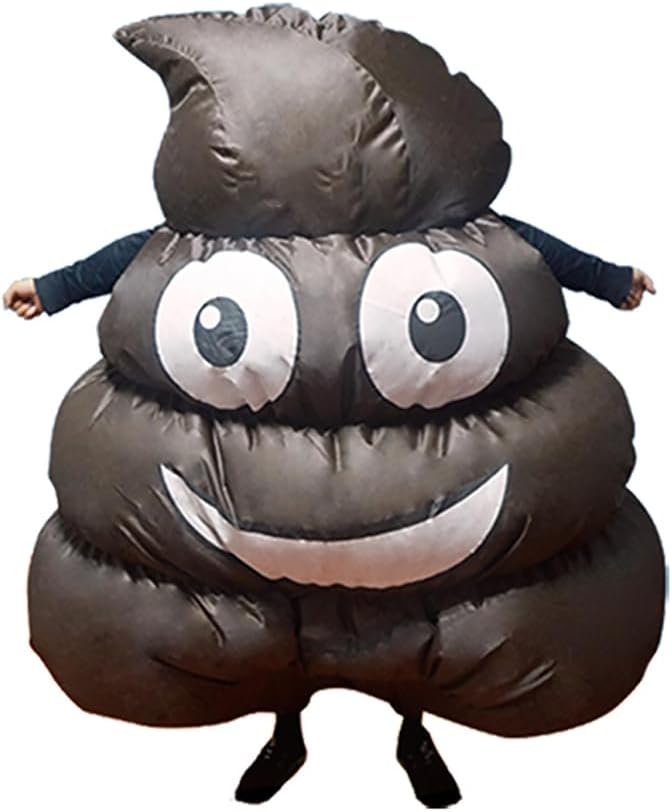 Legendary Inflatable Poop Costume Adult Fancy — WeirdThingsToBuy weird find