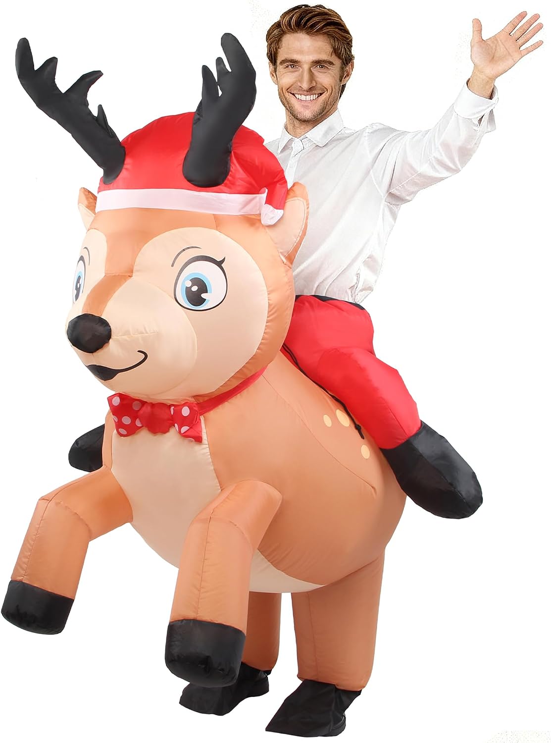 Legendary Inflatable Reindeer Costume Unisex Adult — WeirdThingsToBuy weird find