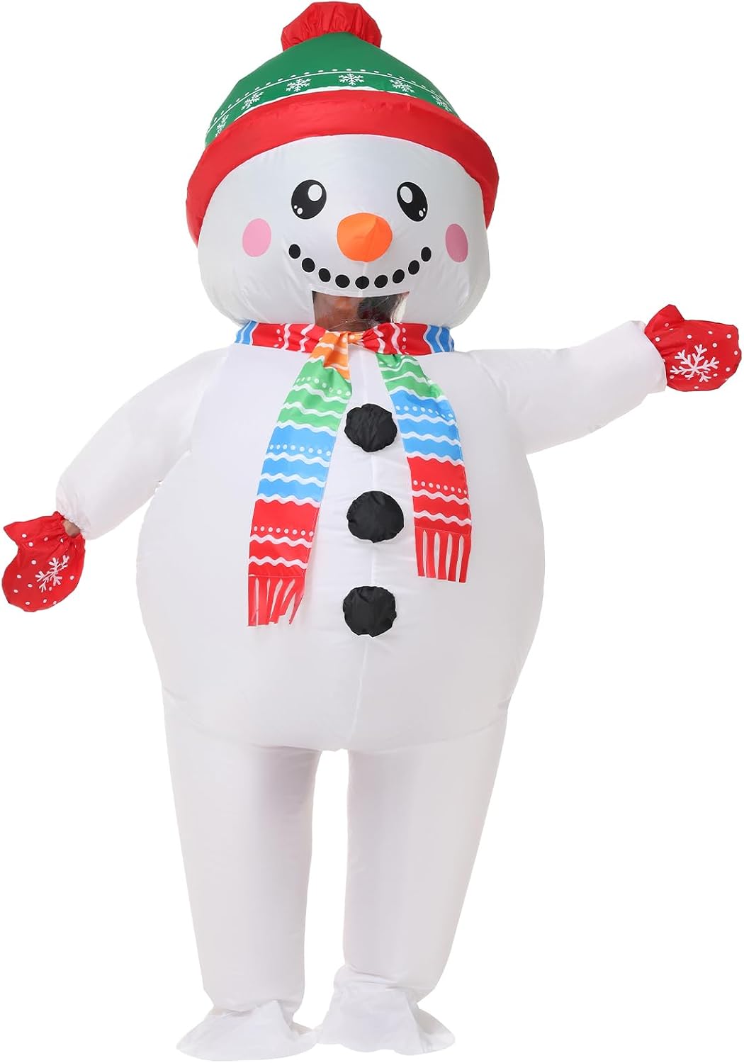 Legendary Inflatable Snowman Costume Blow up — WeirdThingsToBuy weird find