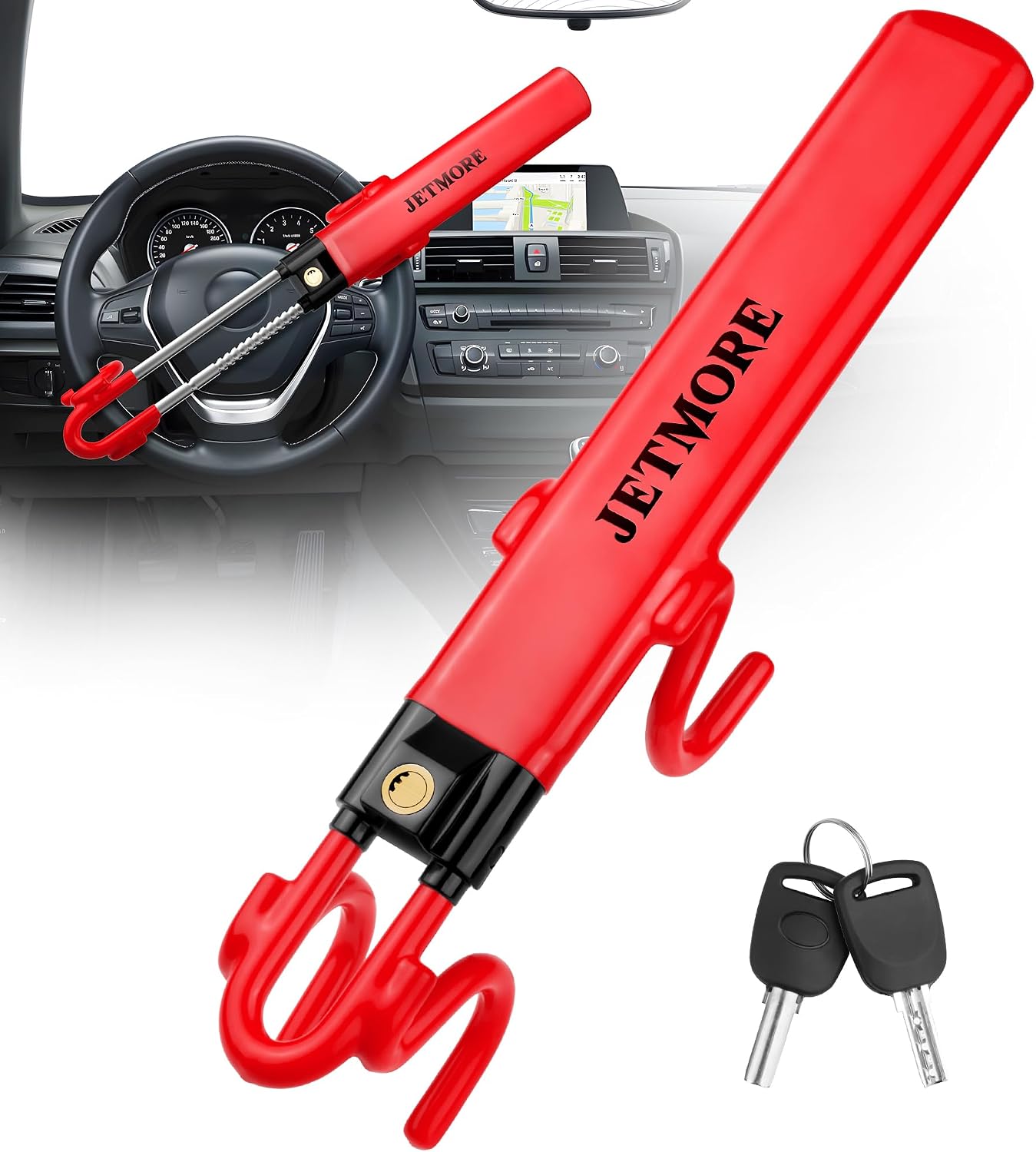 Legendary Jetmore Steering Wheel Lock Car — WeirdThingsToBuy weird find