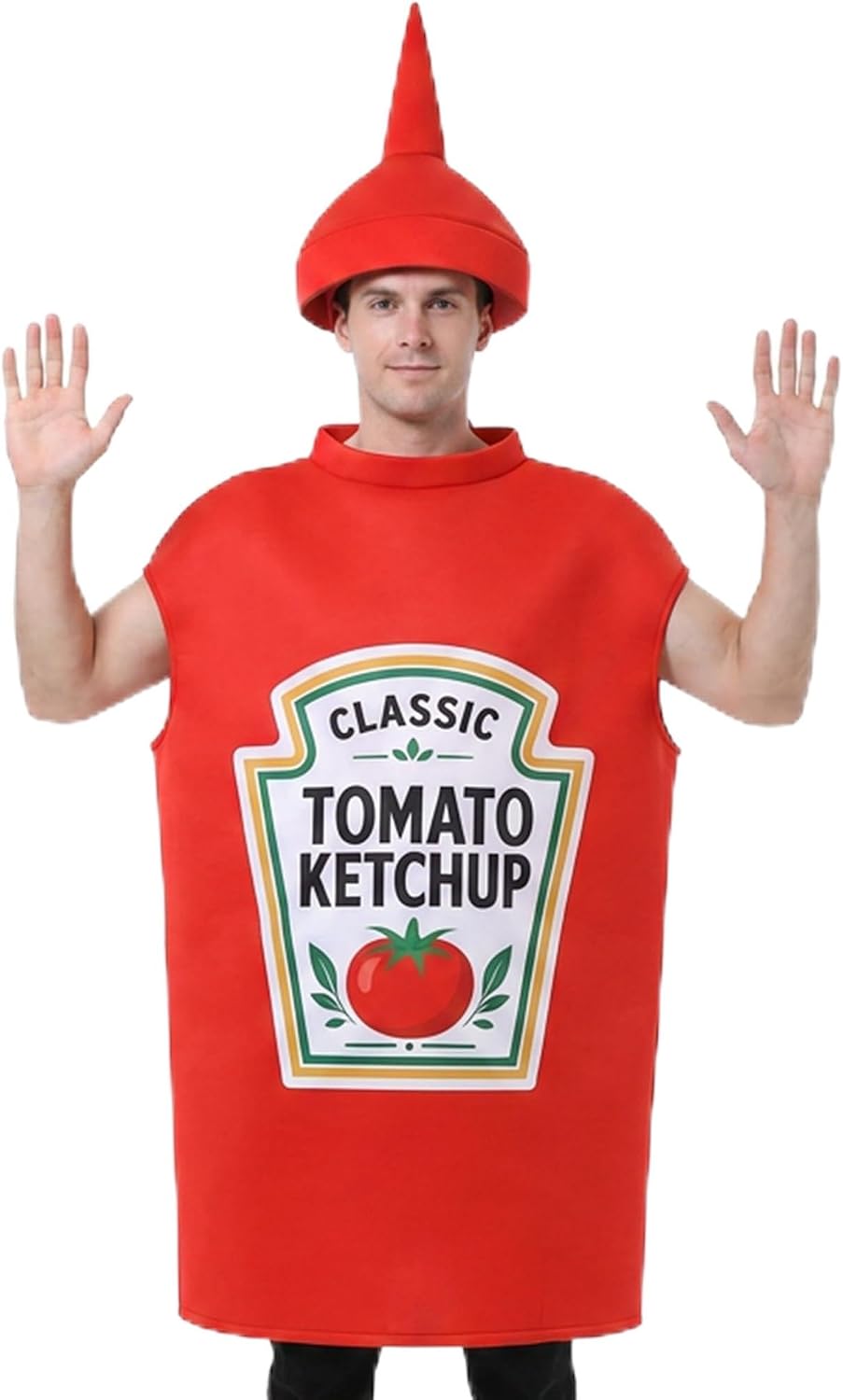 Legendary Ketchup & Mustard Costume Adult — WeirdThingsToBuy weird find